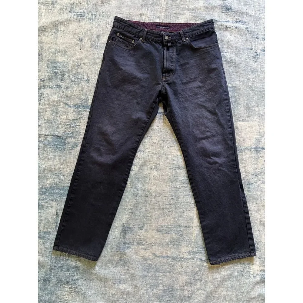 Gant Dark Blue Wash Jason Normal Waist Regular Fit Jeans 36 x 32